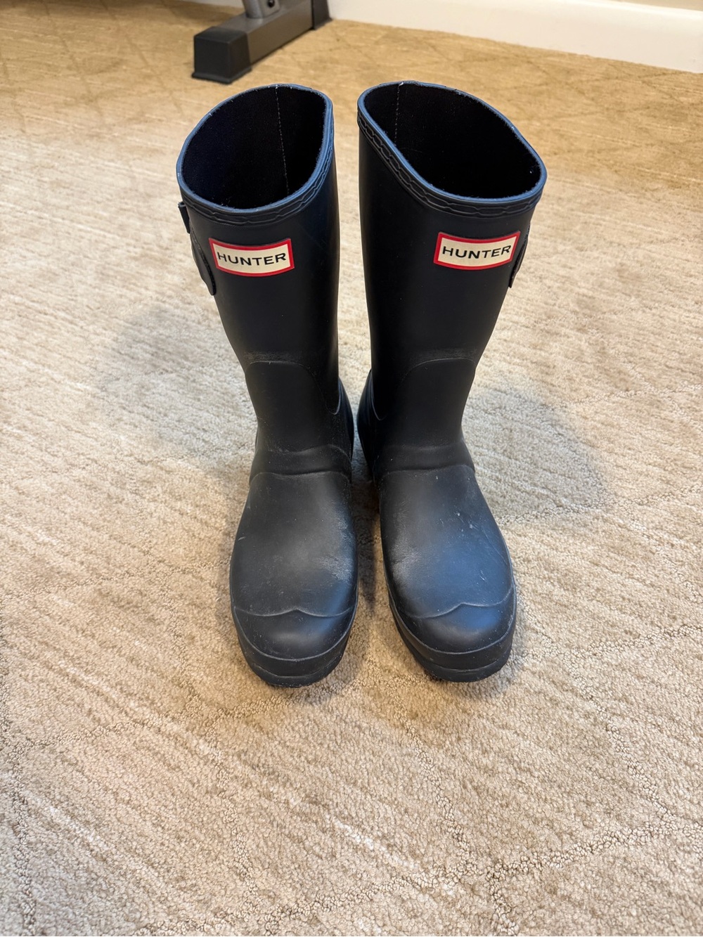 Hunter Black Classic Tall Rain Boots - Picture 1 of 4